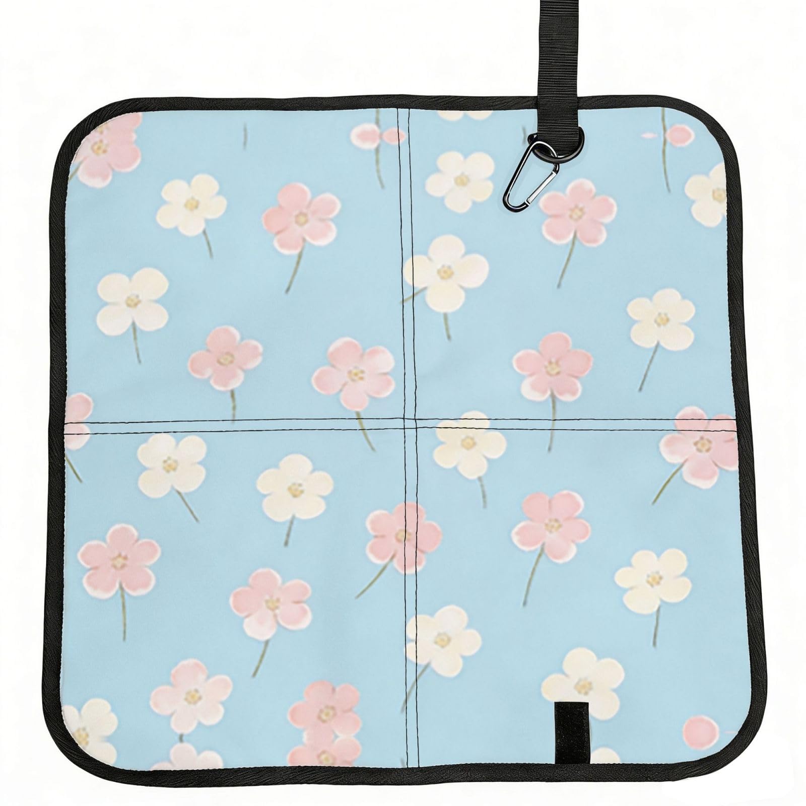 DUYIOKH Sky Petals Print Foldable Portable Seat Cushion for World Cup Games, Camping and Outdoor Activities