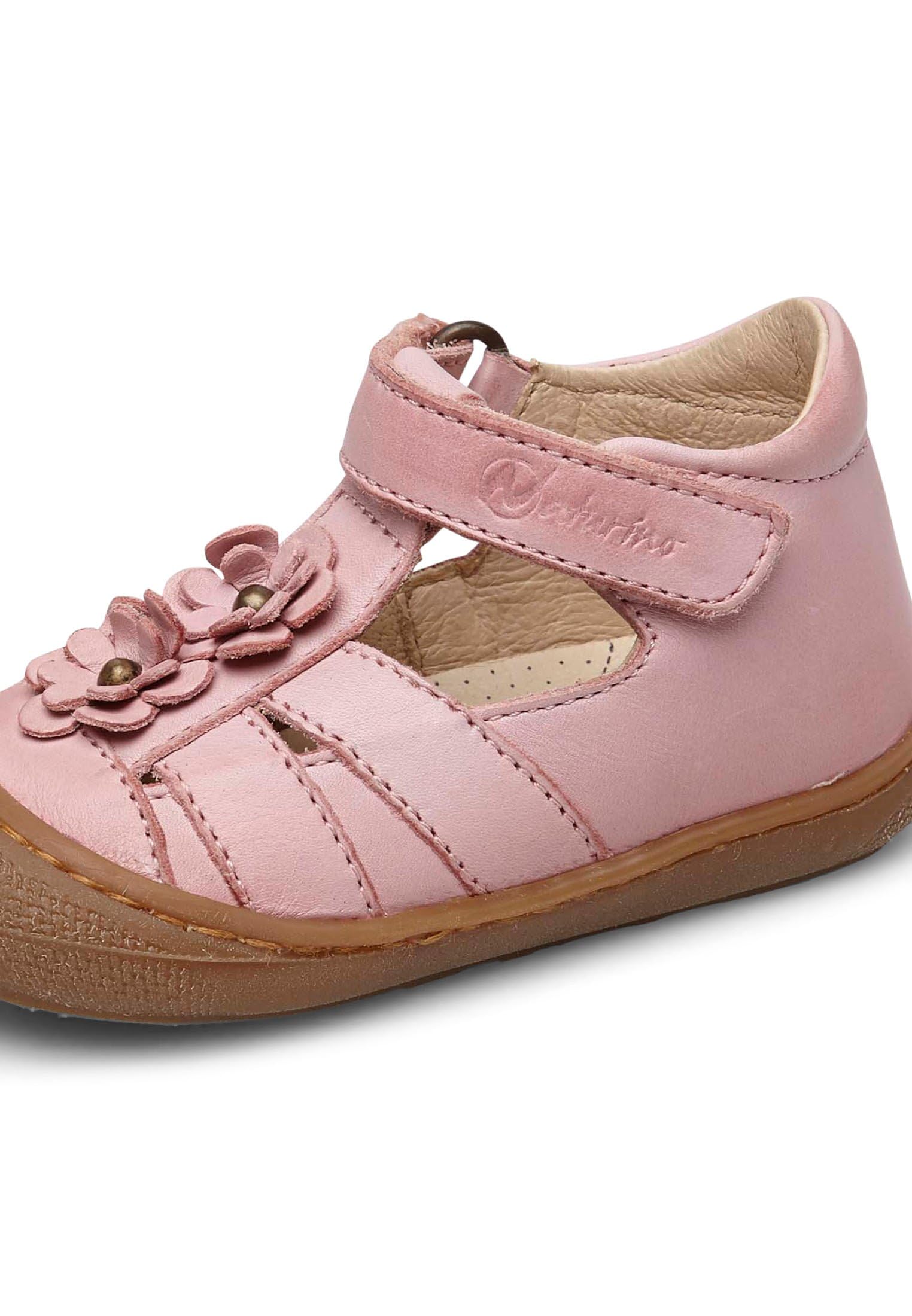 Naturino MAGGY-Halb geschlossenen Sandale mit applizierten Blüten
