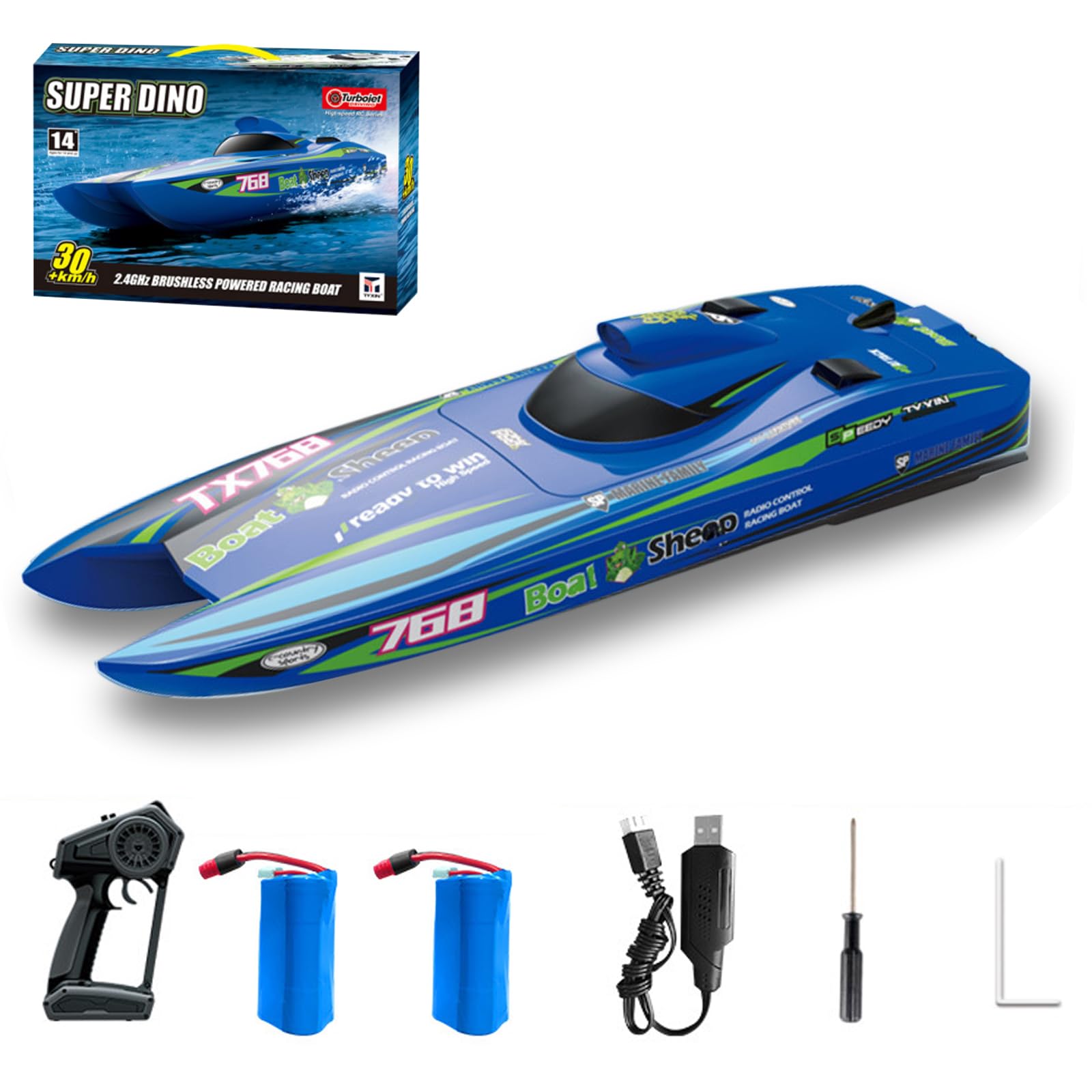 Amazon.com: GoolRC Remote Control Boat 2.4GHz High Speed