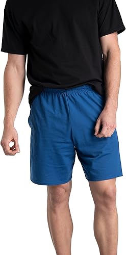 Vista 2 de Fruit of the Loom Men's Eversoft Cotton Shorts with Pockets (S-4XL)