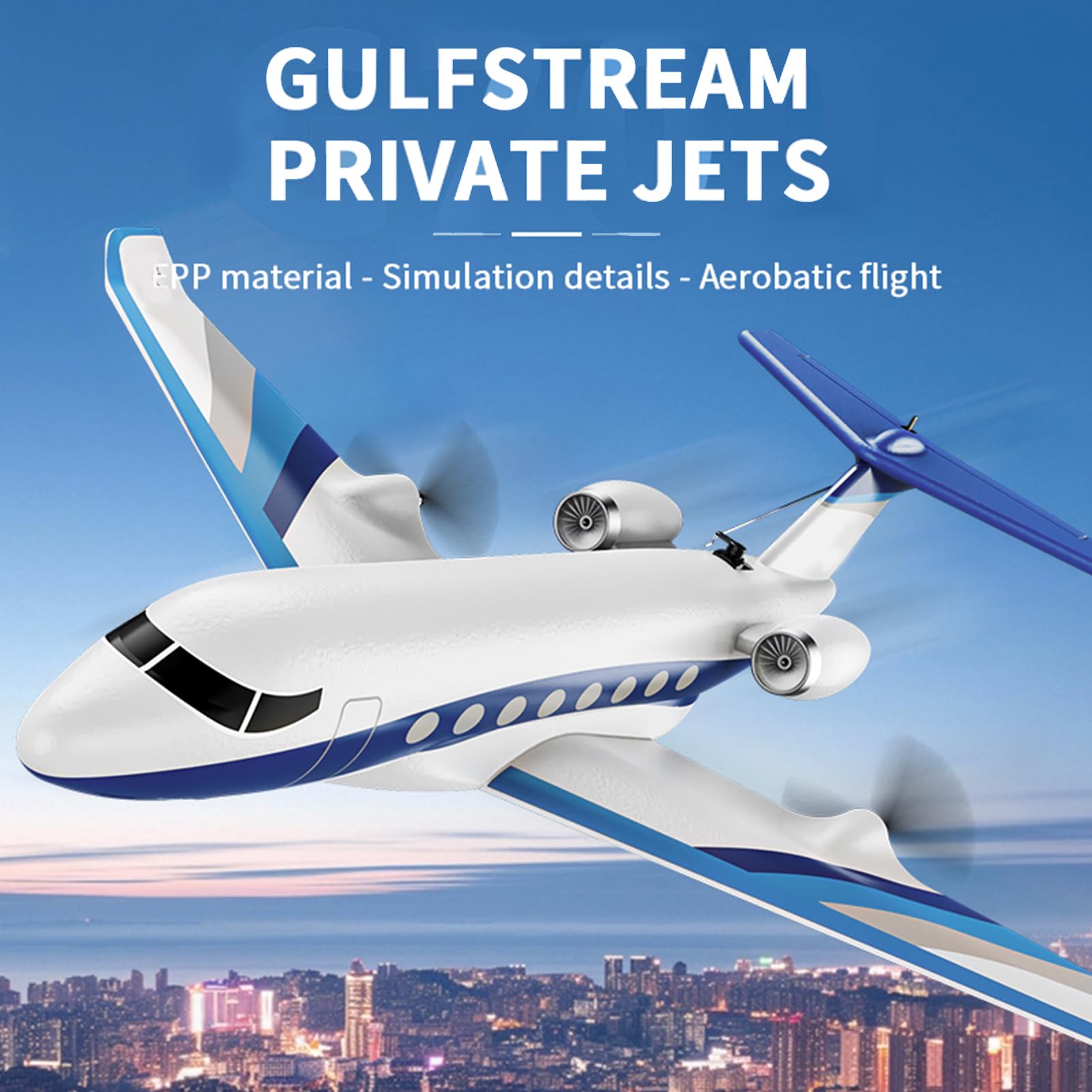 Dilwe RC Segelflugzeug, mit Gyroskop für stabile Flüge, EPP Schaum Flugzeug, 3 Kanäle, 2,4 GHz, for Anfänger, Erwachsene, Indoor Parkflug und Lerntraining