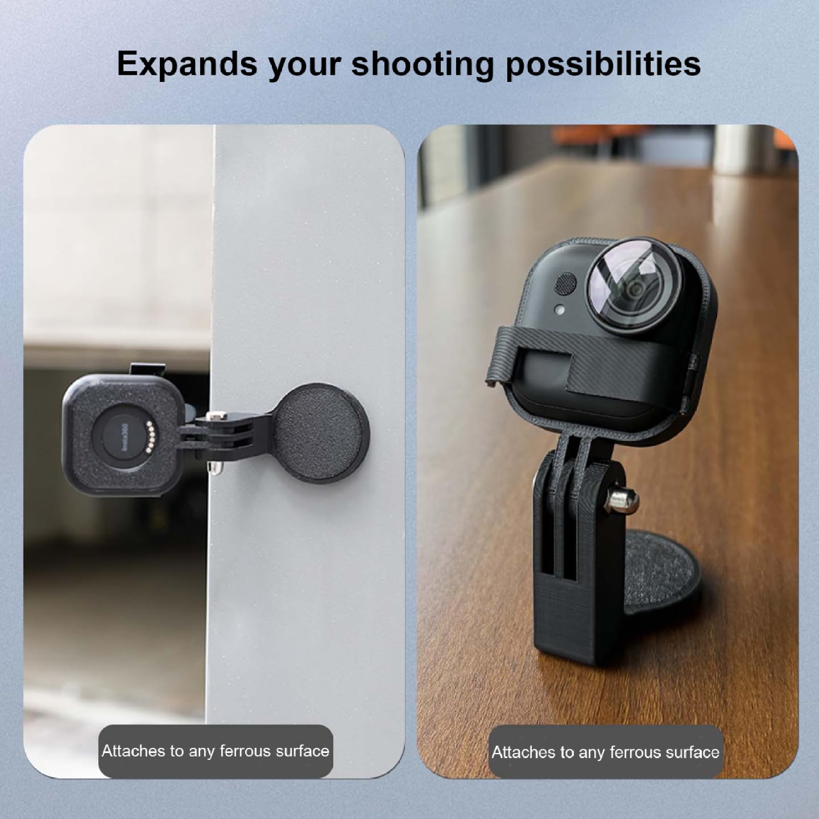 Supporto Magnetico Per Insta360 GO Ultra – Fissaggio A Clip Per Zaino, Regolazione 225°, Scatti Orizzontali/Verticali, Per Vlogging E Sport