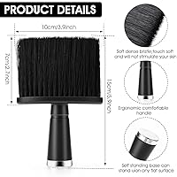 Vista 3 de 2 cepillos de peluquería para quitar el cabello suelto, cepillos profesionales de corte de cabello, cepillo de peluquero suave para cepillar