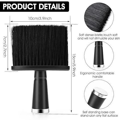 Miniatura 3 de 2 cepillos de peluquería para quitar el cabello suelto, cepillos profesionales de corte de cabello, cepillo de peluquero suave para cepillar