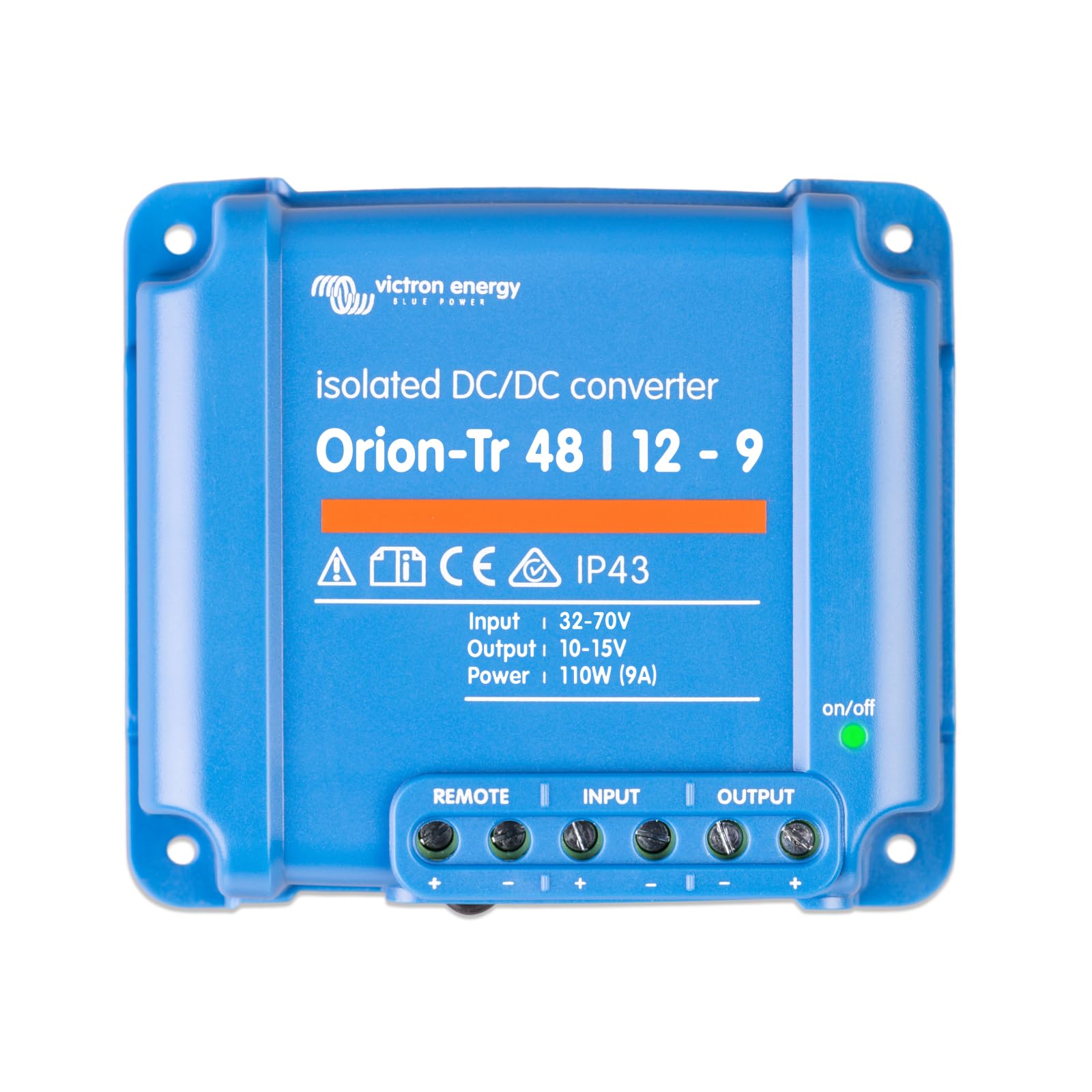 Victron Energy Orion-Tr IP43 48/12-Volt 9 amp 110-Watt Convertitore DC-DC, Isolato