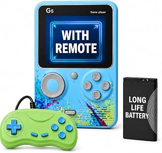 Handheld Gaming Console, G5 Game Player with 3.0-Inch Colour Screen, Rechargeable Portable