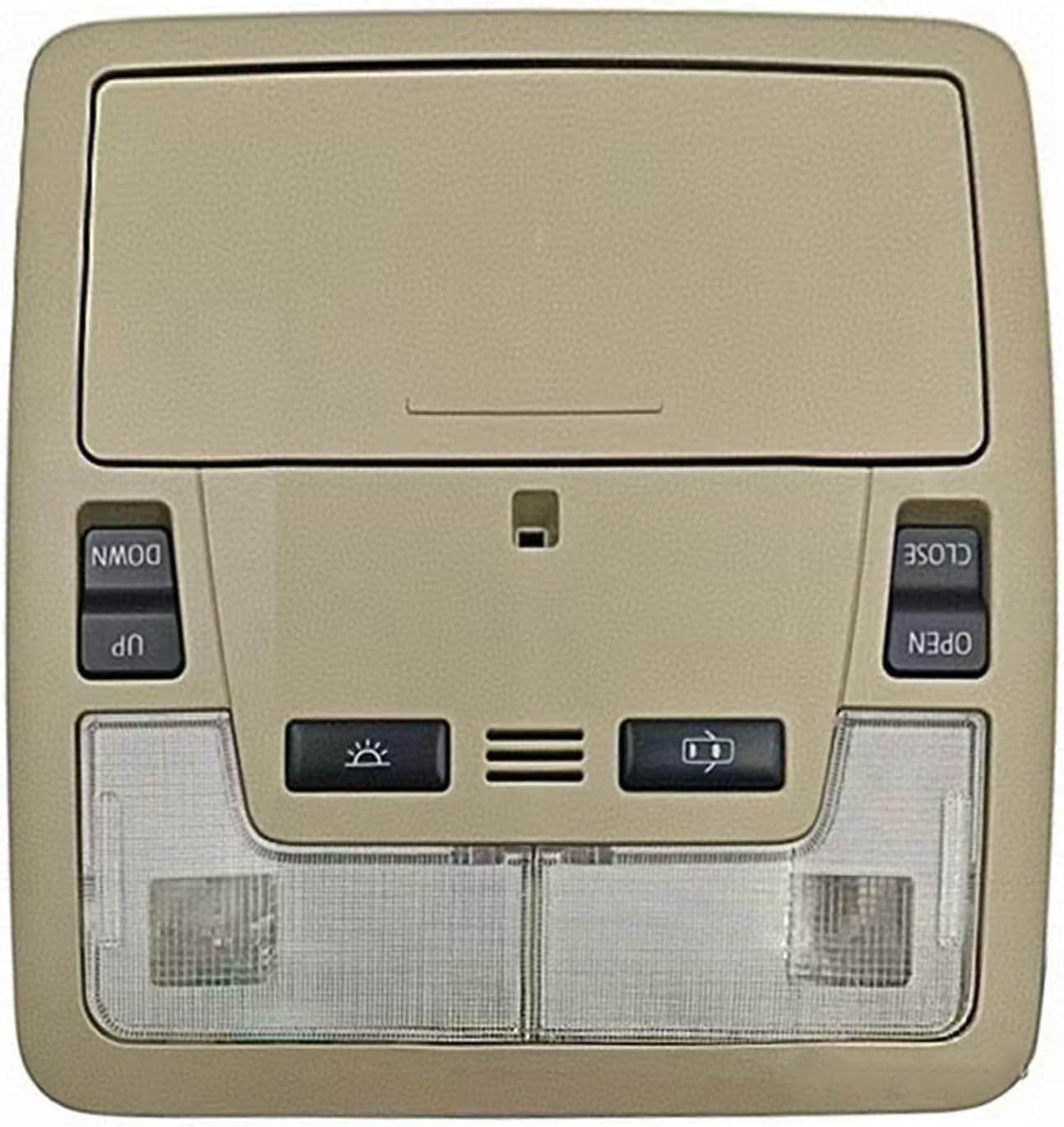 Overhead Dome Console for Toyota Camry 2012-2016,with Sunroof Switches Map Reading Light Storage Box,Original Replacement Assembly