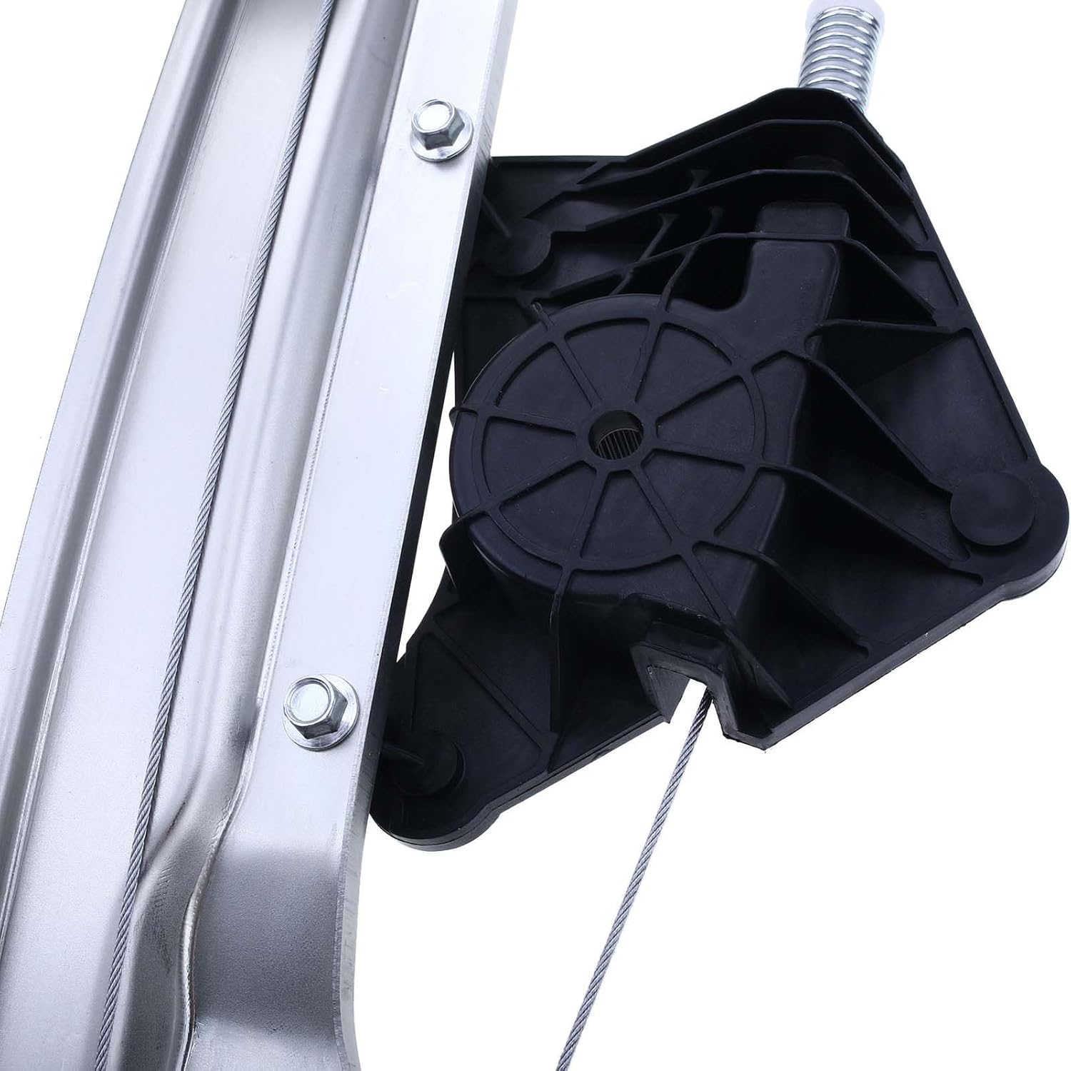 A-Premium Front Passenger Power Window Regulator with 2-Blade Plug Motor Compatible with Chrysler 200 2011-2014 & Dodge Avenger 2011-2014, Front Right Passenger Side, Sedan Only