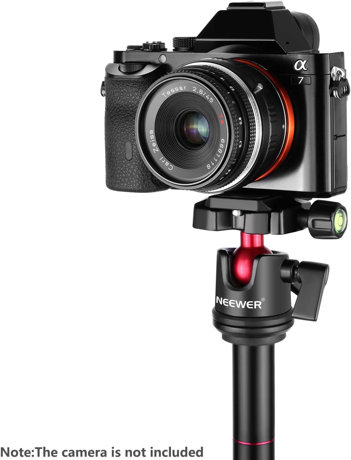 Neewer Camera Video Tripod Ball Head 360 Degree Rotating Panoramic Ballhead with 1/4 inch Quick Shoe Plate and Bubble Level for DSLR Camera Camcorder Tripod Monopod, Load up to 11 pounds/5 kilograms : Electronics
