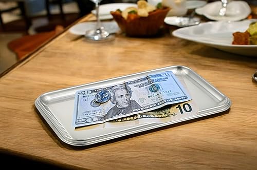 Miniatura 2 de 75110 Brilliant - Bandeja rectangular pequeña de acero inoxidable, vajilla de calidad para tu hogar