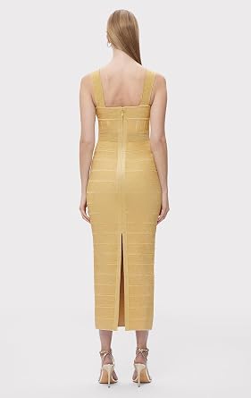 Textured Lurex Sweetheart S/L Gown