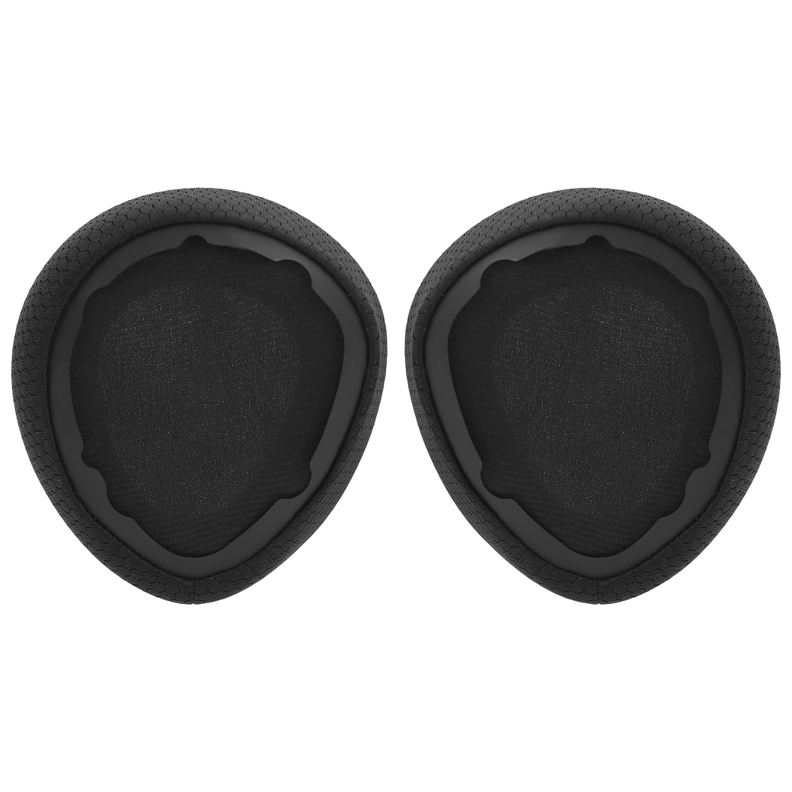 Ersatz-Ohrpolster, kompatibel mit ASUS ROG Delta II Headset, atmungsaktive Netz-Ohrpolster mit Memory-Schaum (Netzgewebe, schwarz)