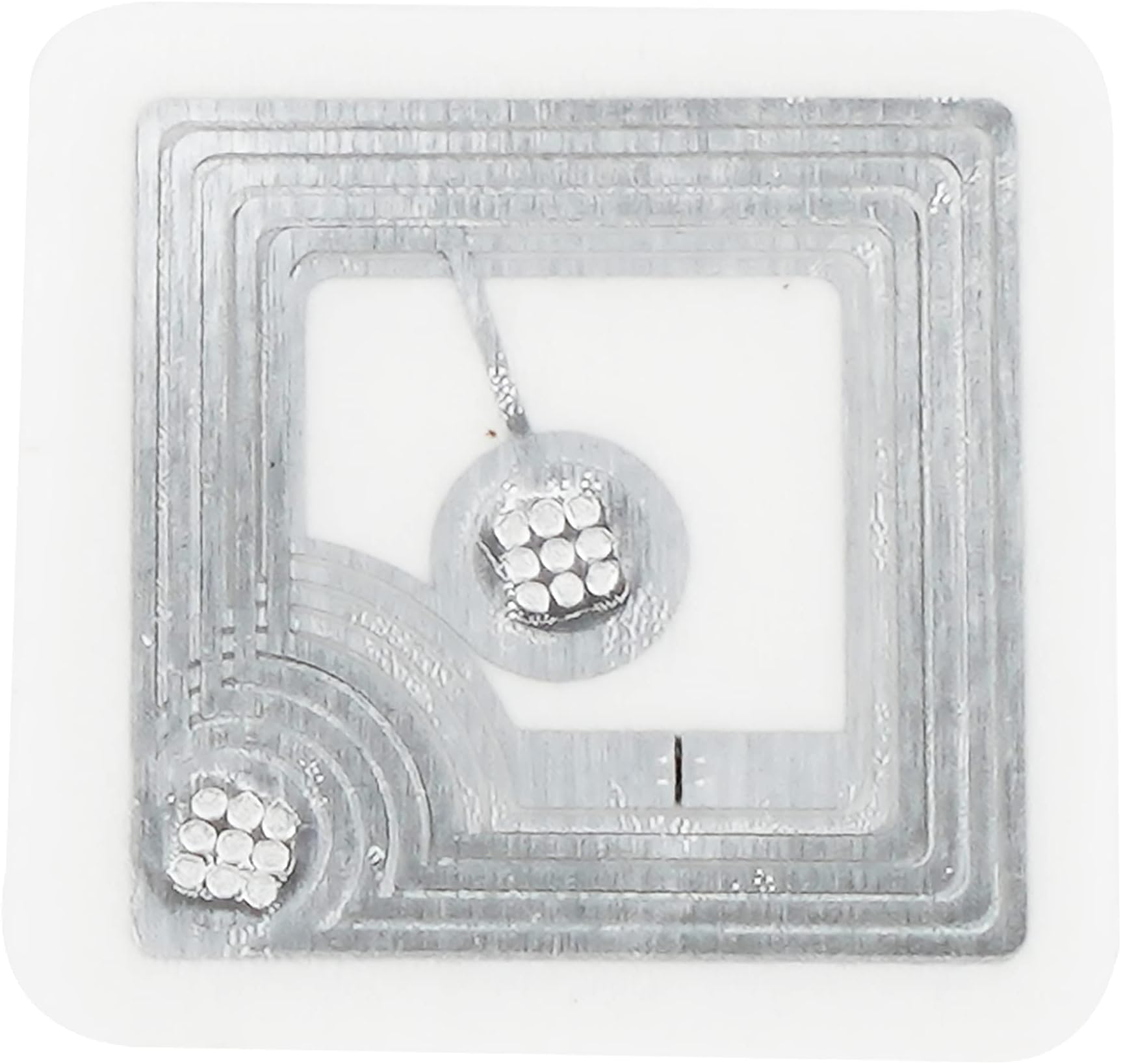 RRHFNFC01 13.56 MHz ISO 14443A : NFC Type 2 NTAG213 HF RFID NFC NTag Sticker, 18x18mm, Pack of 10