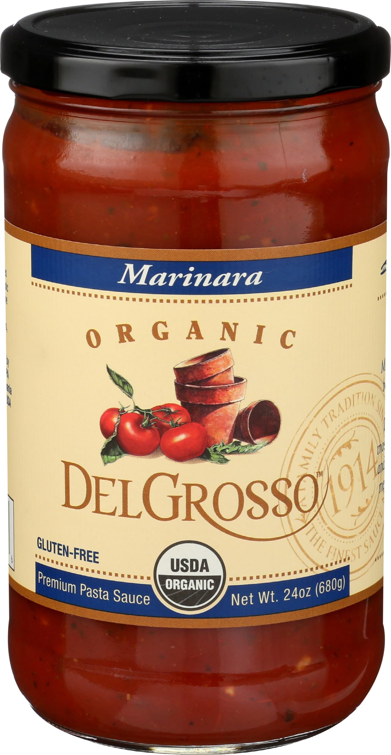 LA FAMIGLIA DELGROSSO Organic Marinara, 24 OZ