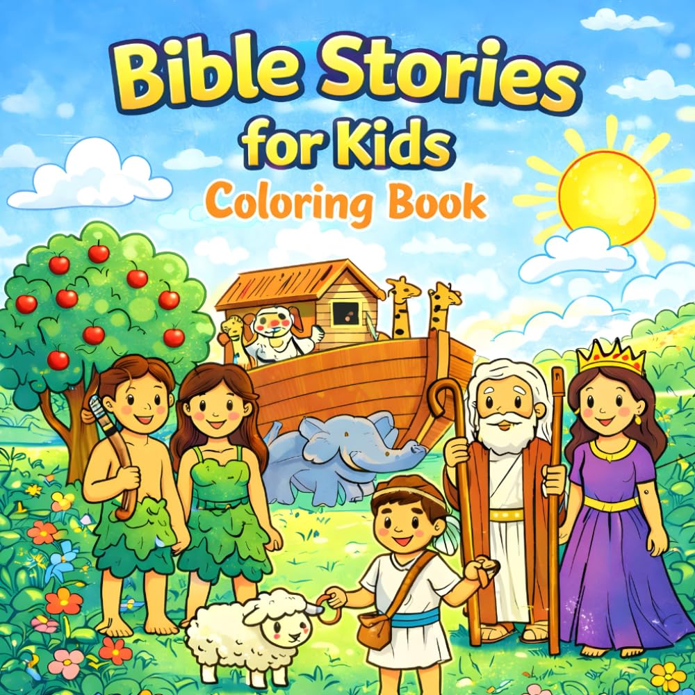 Bible Stories for kids Coloring Book