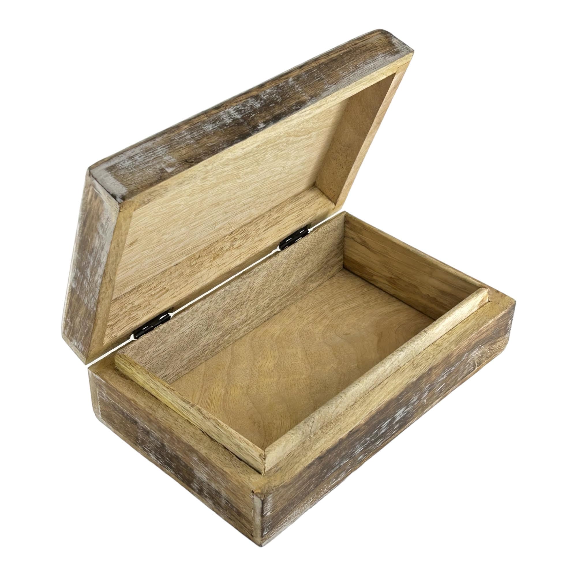 Joyero de madera de alta calidad con diseño floral de mariposa, caja de joyería para damas, aspecto antiguo, tradicionalmente hecho a mano, accesorios de decoración del hogar, regalo ideal