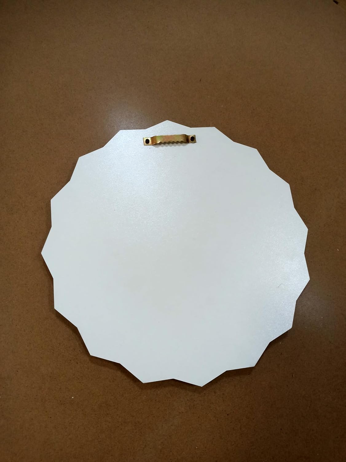 The Divine Feminine Mirror - Large Sizes Available - Handmade with Wood/Acrylic Mirror, Gift for Her, 3D Wall Decor,Gift for girlfriend (WHITE-SILVER, 24"H X 24"W)