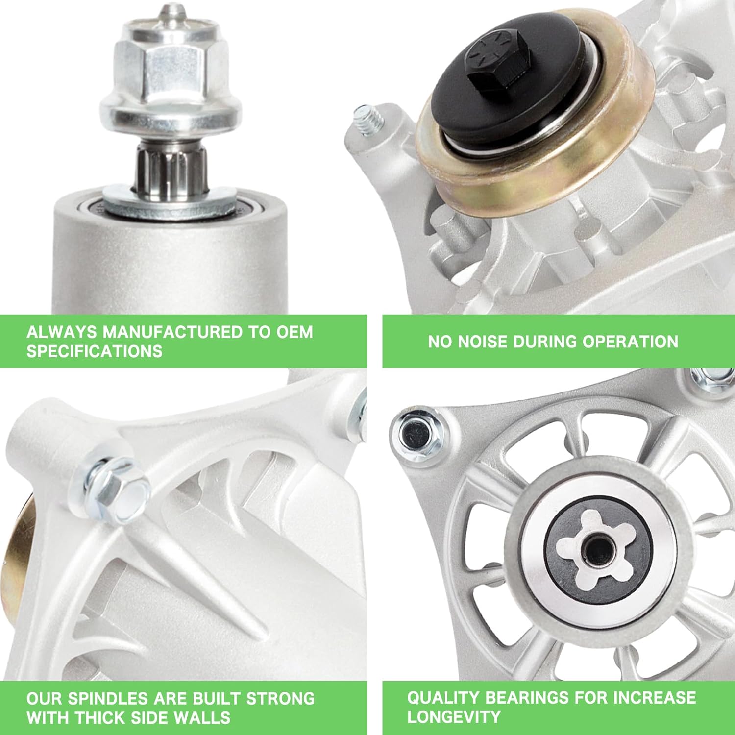 187292 192870 567253301 587819701 Spindle Assembly Fit for 42" 46" 48" 54" Mower Deck Husqvarna yth22v46 yth24v48 yth18K46 yth18542 YTA22V46 z254 Craftsman yt3000 YS4500 YT4000 Lawn Mower 2 PACK