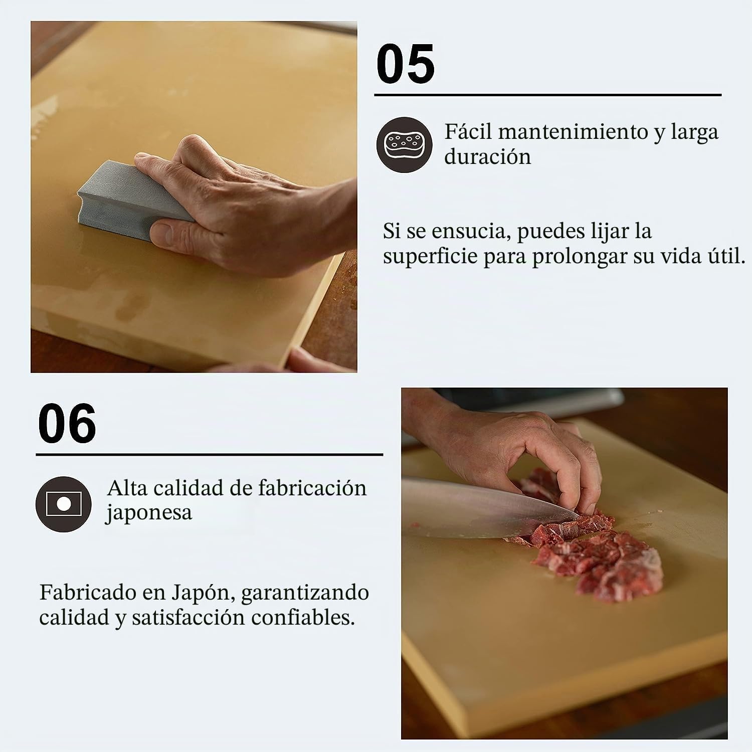 Synthetic rubber cutting board Asahi Cookin cut (LL) by Asahigomu