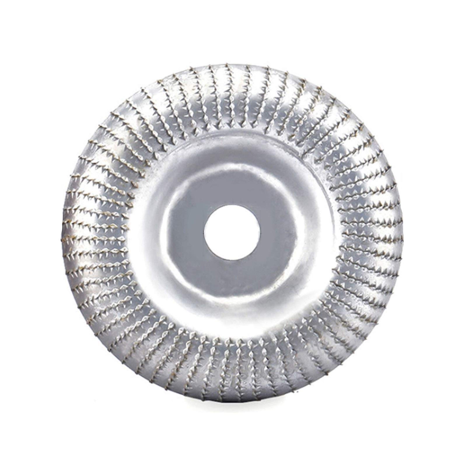 BDAYEK Flap discs 4inch Flap Disc Grinding Wheel Angle Grinder Abrasive Sanding Tool Metal Polishing 100mm Diameter 16mm Bore(Silver)