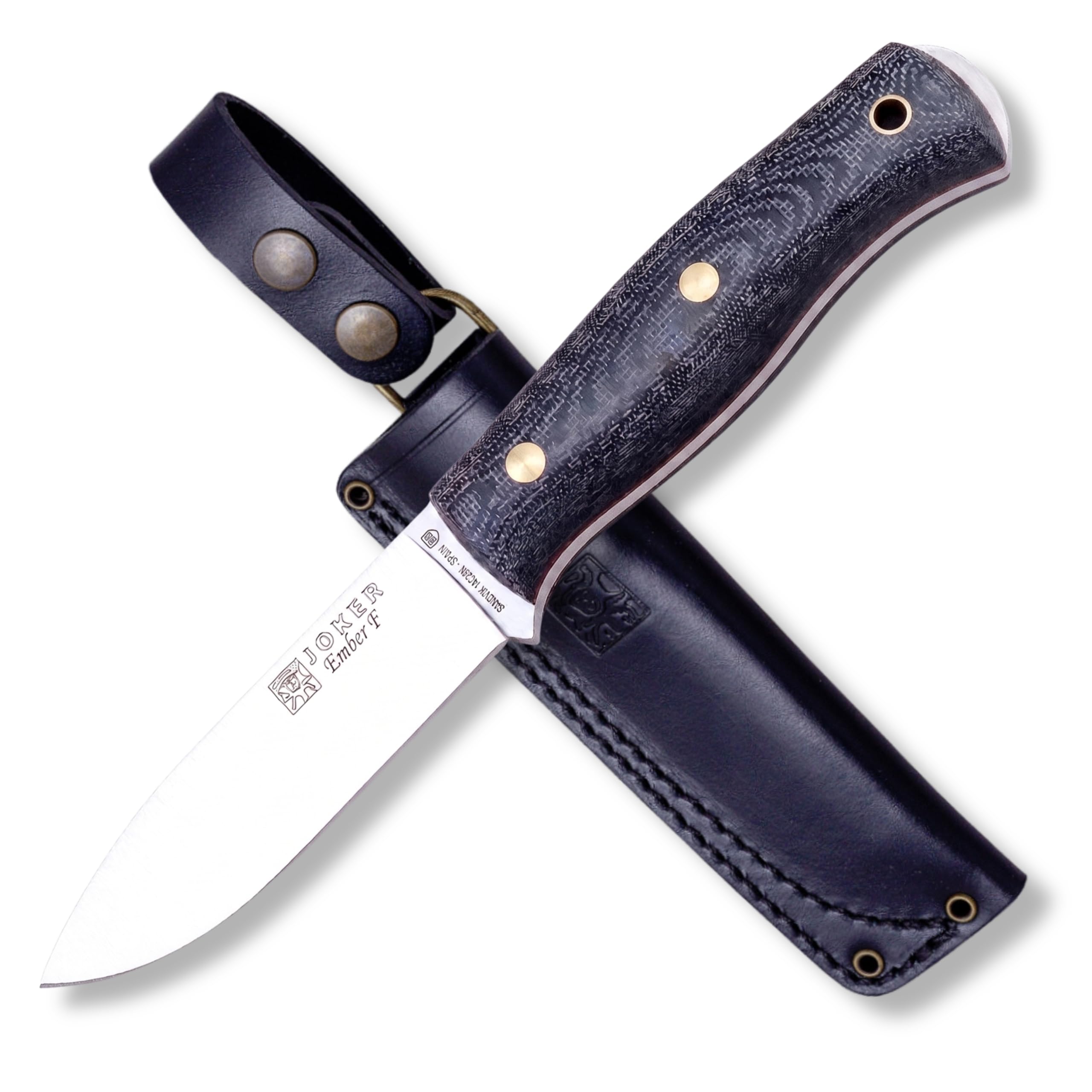 Amazon.com: Joker Survival Knife CM123 Ember Flat, 4.13 inches