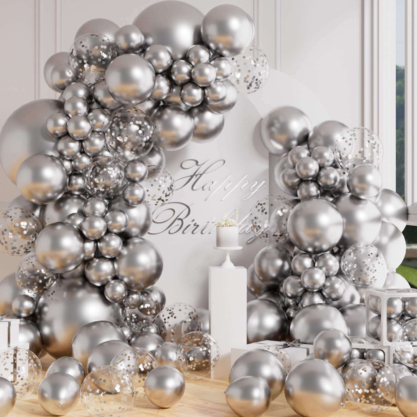 Kit fai da te per ghirlanda di palloncini rosa antico retrò, palloncini bianchi e oro rosa per decorazioni per feste di compleanno, baby shower, matrimoni - Italia