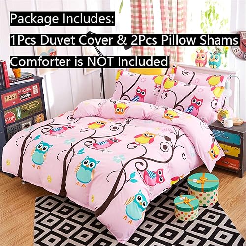 Miniatura 2 de Funda de edredón rosa tamaño individual para niñas, juego de ropa de cama para niños, regalo individual para adolescentes y niñas con cremallera