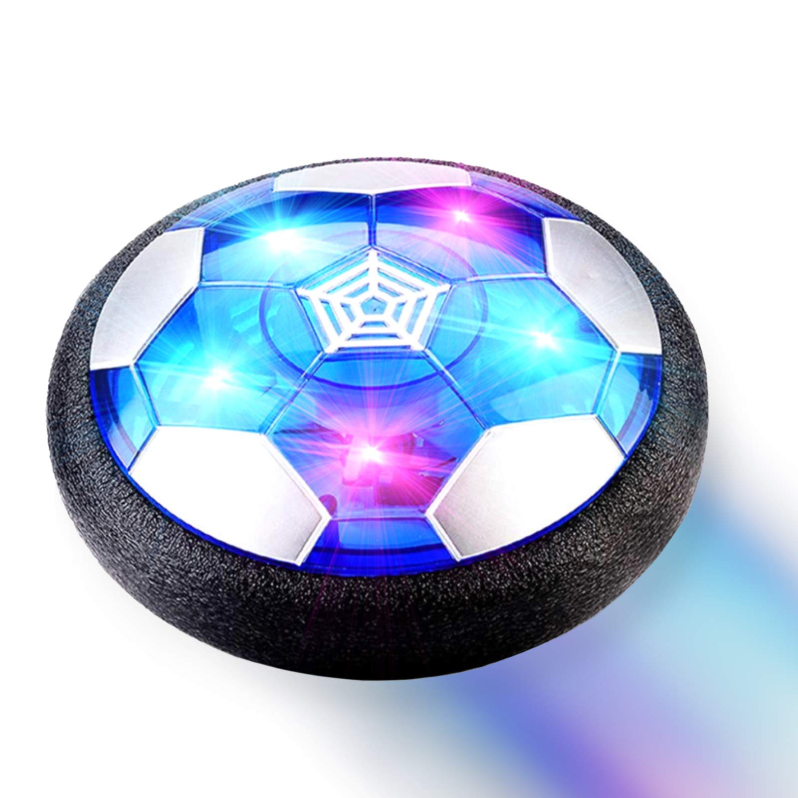 tk TusKou Rechargeable Hover Soccer Ball, Upgraded Air Soccer with Colorful LED Light Indoor Fun Kids Toys Christmas Stocking Stuffers Birthday Gifts for Boys Girl Toddlers Age 3-12 Years Old
