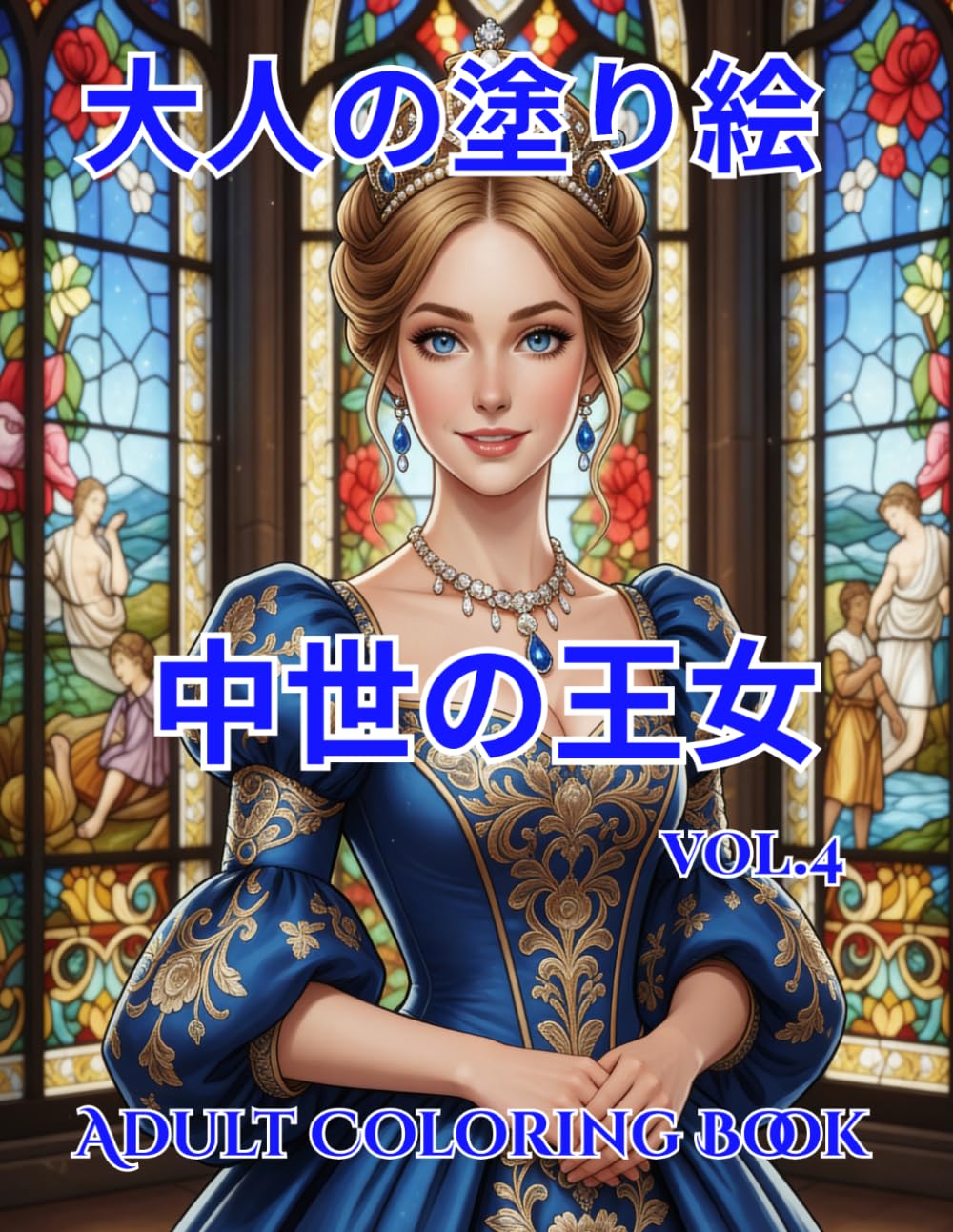 大人の塗り絵 中世の王女: vol.4 Adult Coloring Book (agasaのロイヤル・エレガンス・シリーズ)