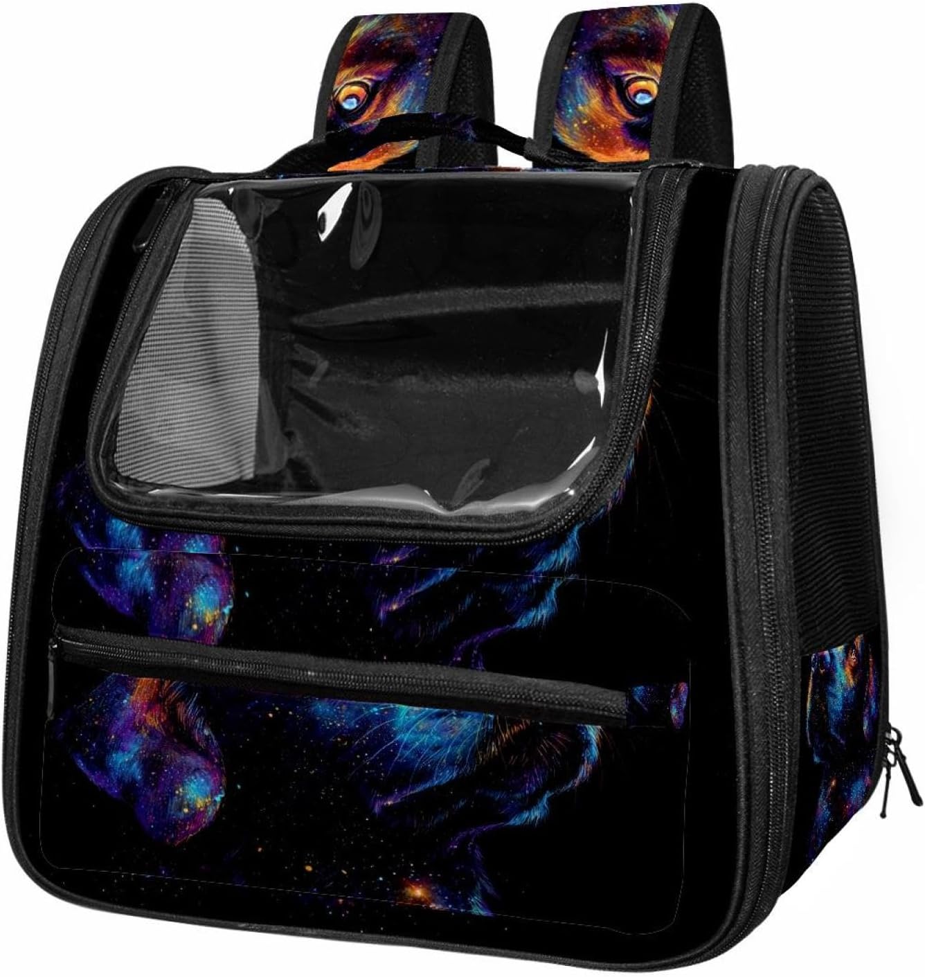 Galaxy Dog Traveler Backpack Pet Carriers for Cats and Dogs
