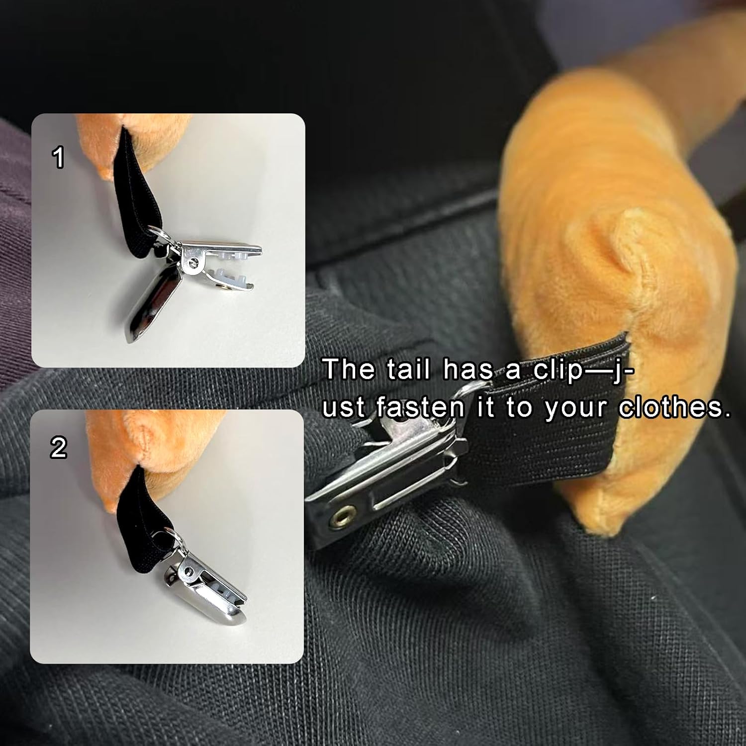 4PCS Lion Costume Accessory Set Headband with Ears Tail Nose Paw Gloves & Bow Tie for Halloween Cosplay and Dress-Up Parties for Adult - Image 4