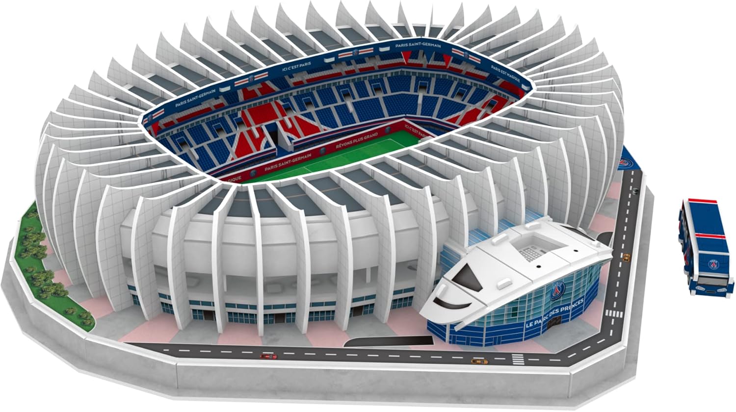 3D Puzzle Stadium Prince Park PSG, Dark Blue, Large (Eleven Force 16072)