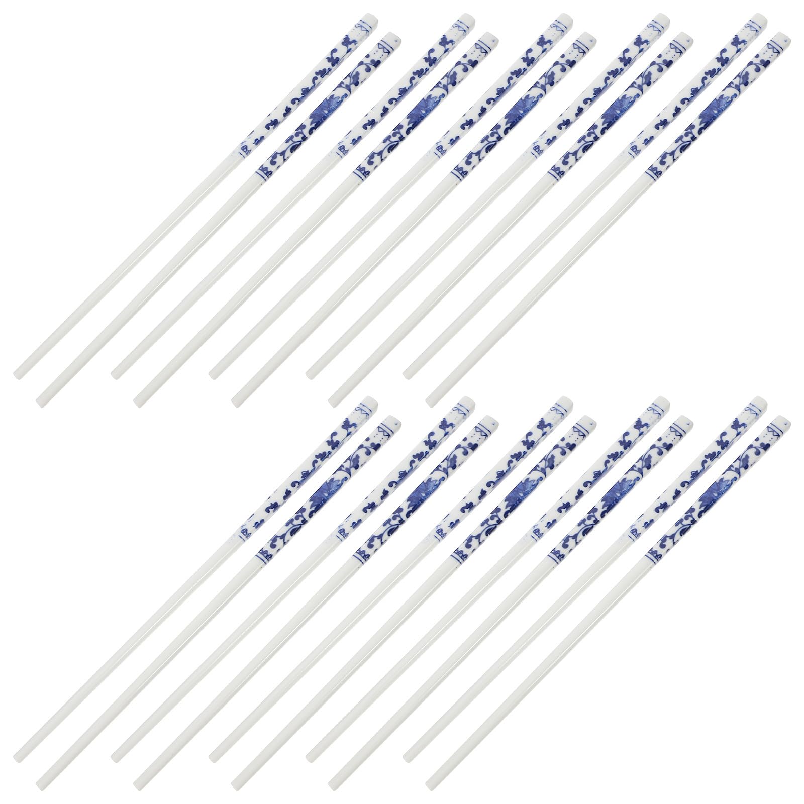 Palillos largos de cerámica para cenas de estilo asiático