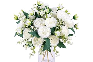Floweroyal White Flower Centerpieces: Transform Your Decor with Lush Artificial Peonies