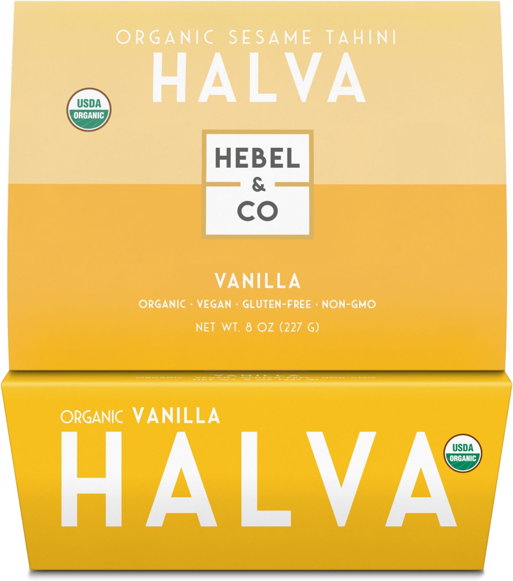 Vanilla Halva - 8 oz | Certified USDA Organic, Gluten Free, Kosher & Vegan