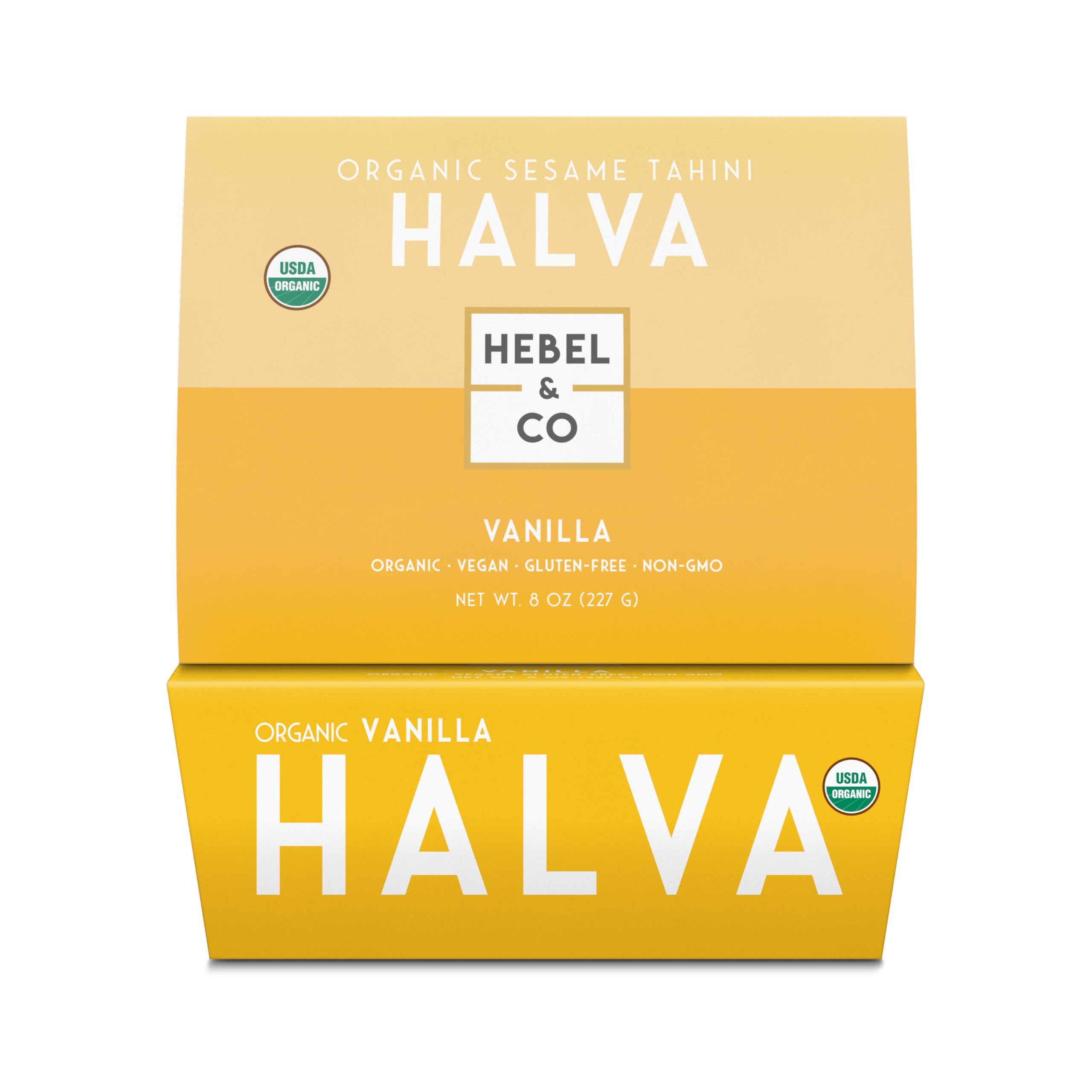 Vanilla Halva - 8 oz | Certified USDA Organic, Gluten Free, Kosher & Vegan