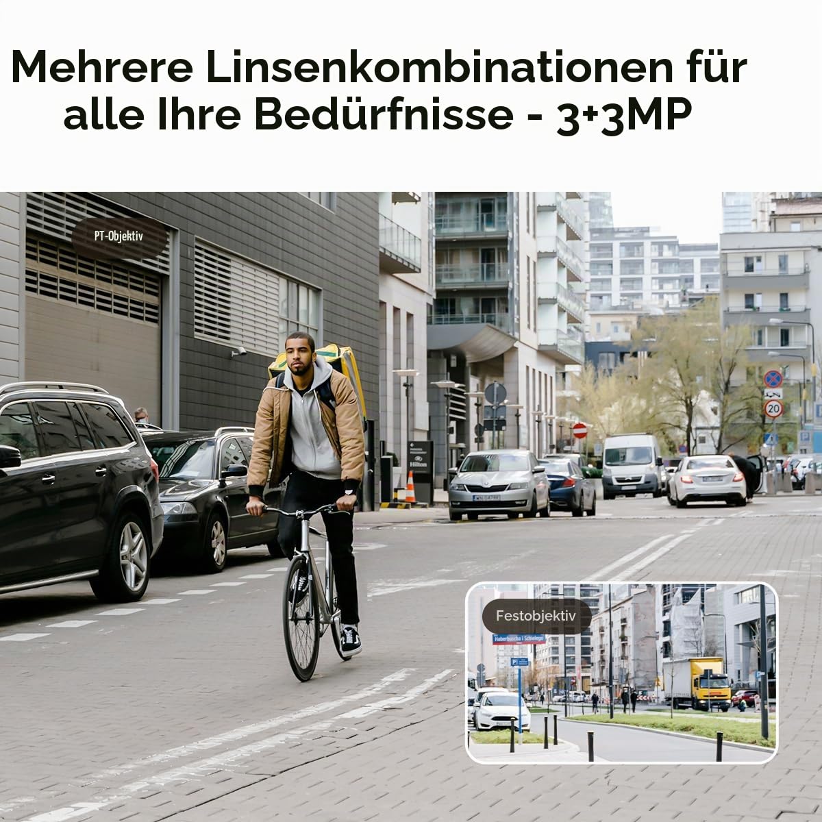 Imou Cruiser Dual 6MP - Innovative PTZ WLAN Überwachungskamera für den Außenbereich mit Zwei unabhängigen Objektiven und intelligenter Nachverfolgung