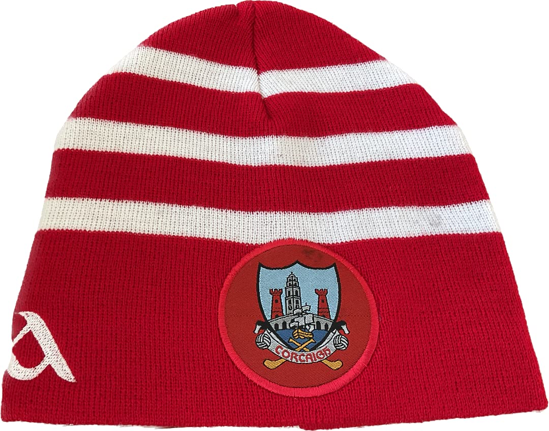 Cork Red Official All Ireland Gaa County Retro Style Beanie Hat Very Rare…