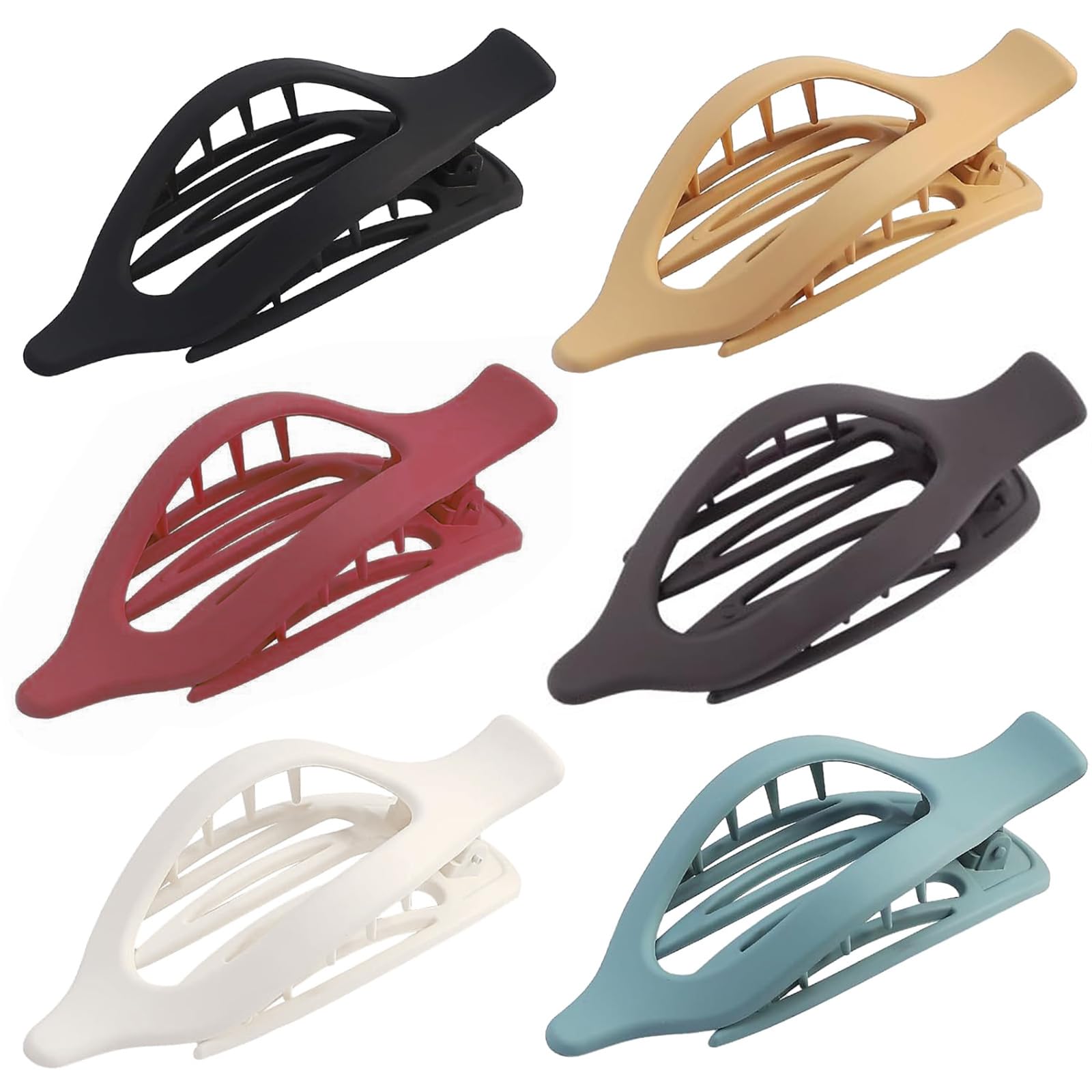SHUNCHG 6 pcs Hair Clips Women,French Flat Hair Clips