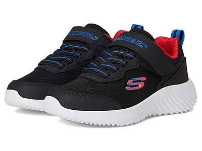 SKECHERS KIDS Bounder 403906L (Little Kid/Big Kid) Boys Shoes Black : 3 Little Kid M, Synthetic