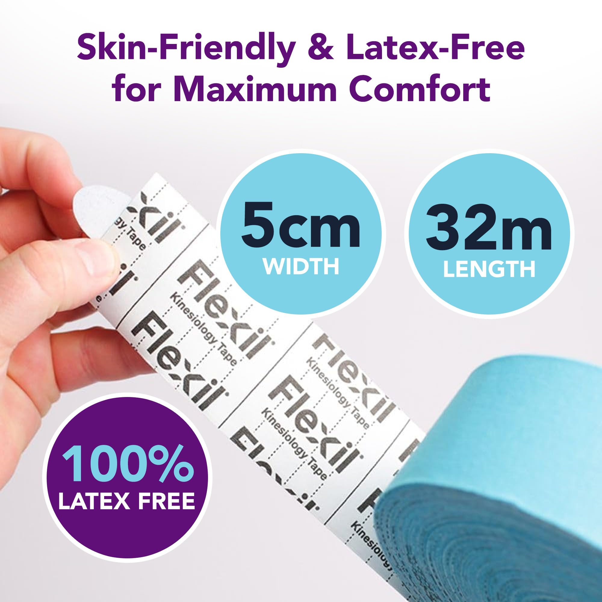 Team Tape® Premium - Cinta de kinesiología - Azul 32 m