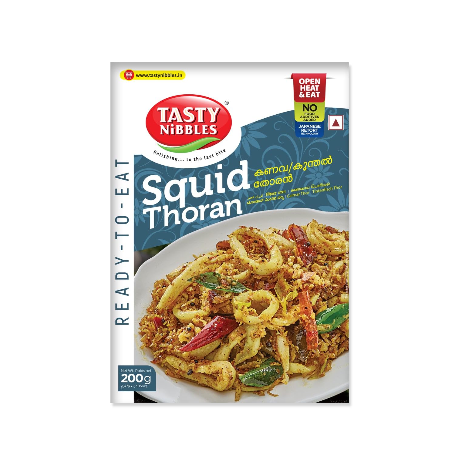 TASTY NIBBLES Squid THORAN 200GM Pouch [Pack of 1]