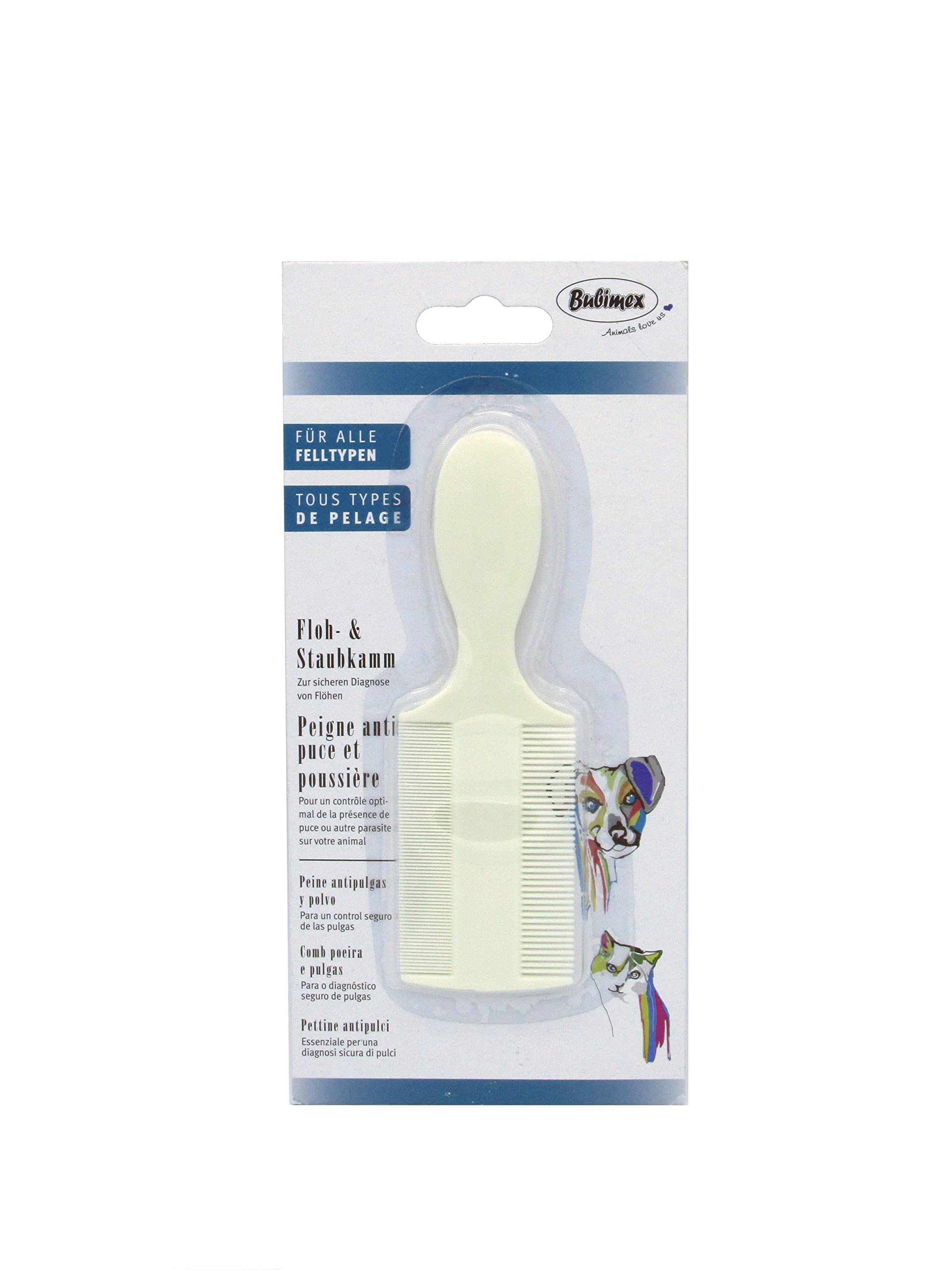 bubimex Peigne Anti Puce pour Chien/Chat