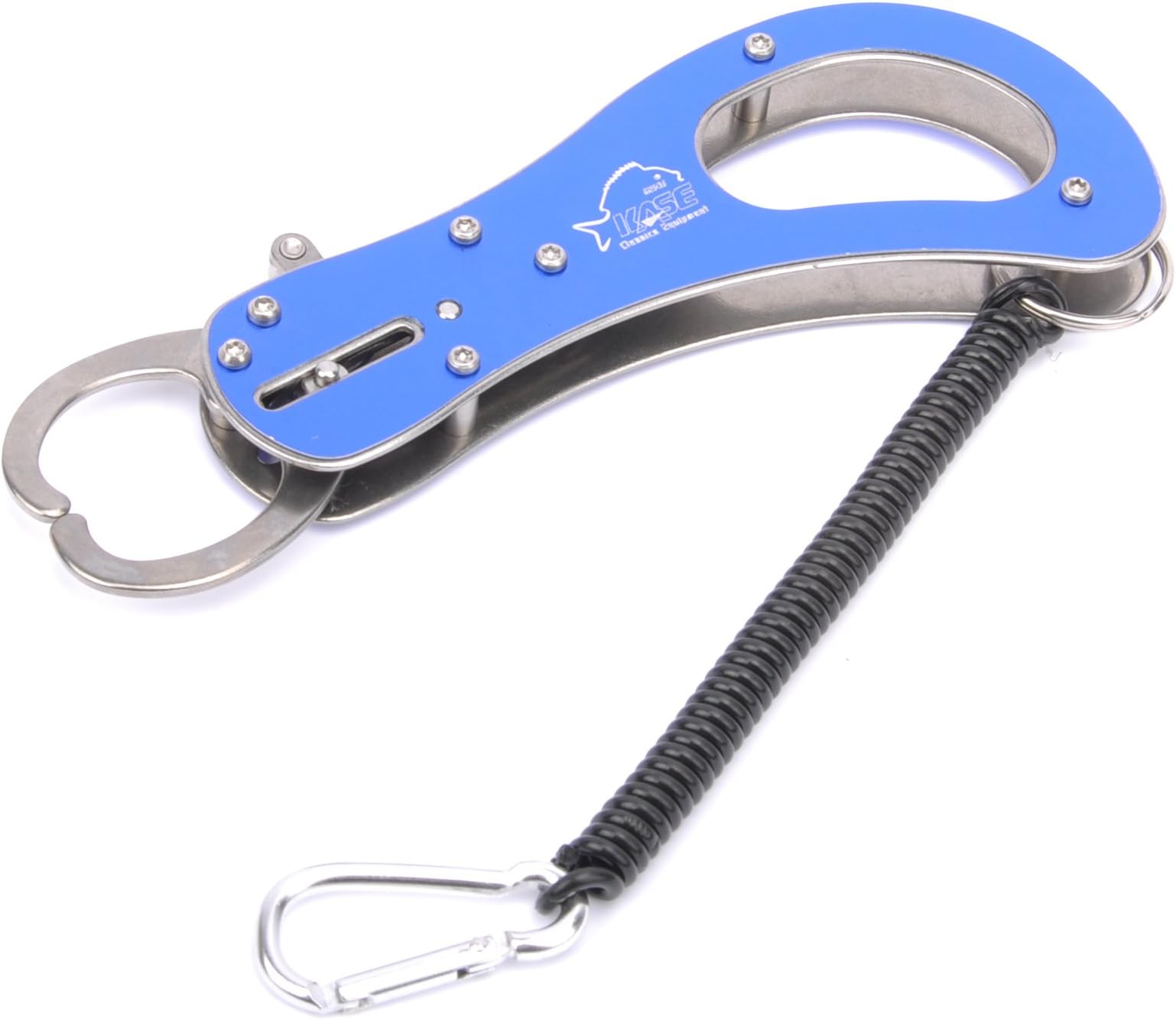 JEKOSEN,Portable Fish Lip Gripper Grabber Fishing Grip Tackle Stainless Steel Clip Fish Holder for Safer Fish Handling