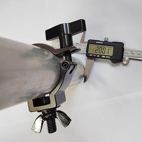 Miniatura 3 de Abrazadera de iluminación de escenario 2 pulgadas abrazadera de luz DJ ajuste tubo OD 1.890-2.008 in Heavy Duty 220lbs braguero abrazadera