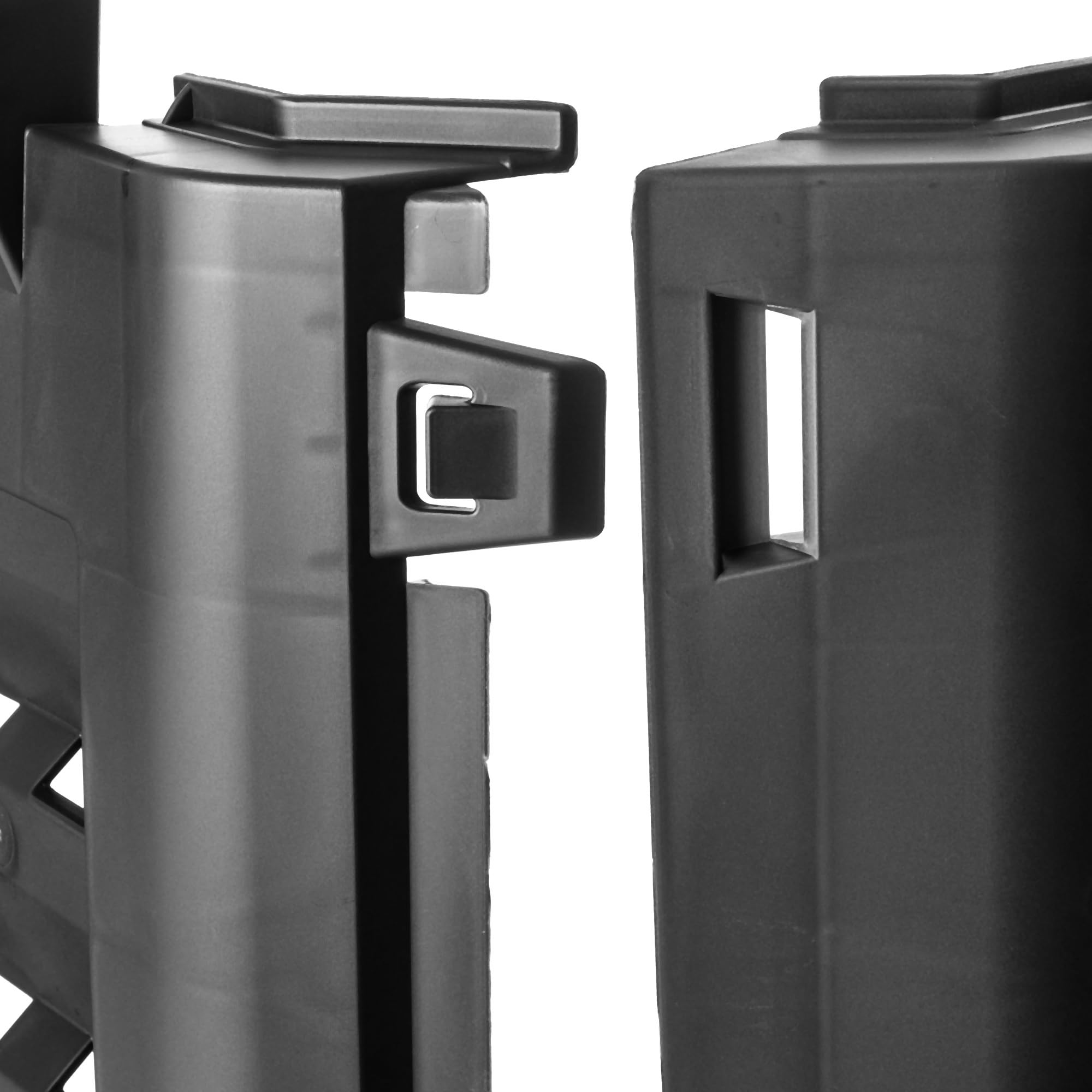 KADAX Composteur de Jardin 480L, Une Solution Écologique et Pratique pour Transformer vos Déchets Organiques en Engrais Nature, Bac à Compost (Noir)