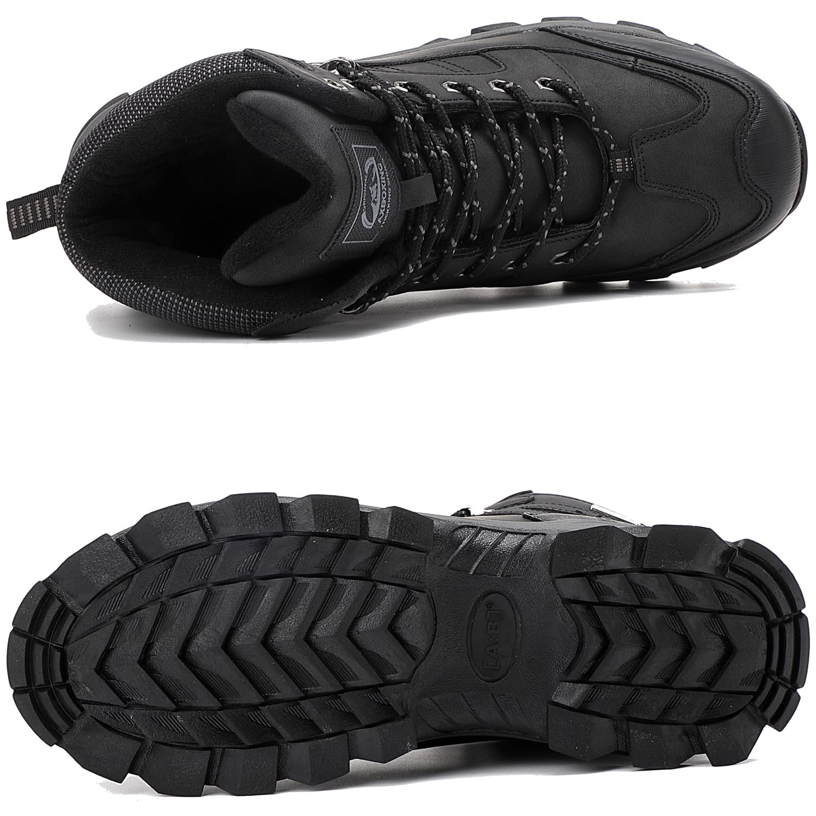 AX BOXING Scarpe Uomo Invernali Stivali Caldo Scarponcini Trekking Antiscivolo Scarpe de Neve Comode Stivaletti Outdoor