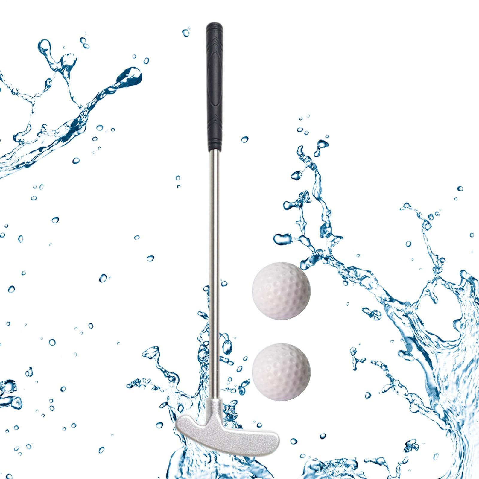 Putter de dos vías, putter bidireccional para niños, putter de golf para niños, putters de golf, cabeza de aleación de zinc, eje de acero inoxidable TPRGrip, palos de golf para niños, jóvenes y