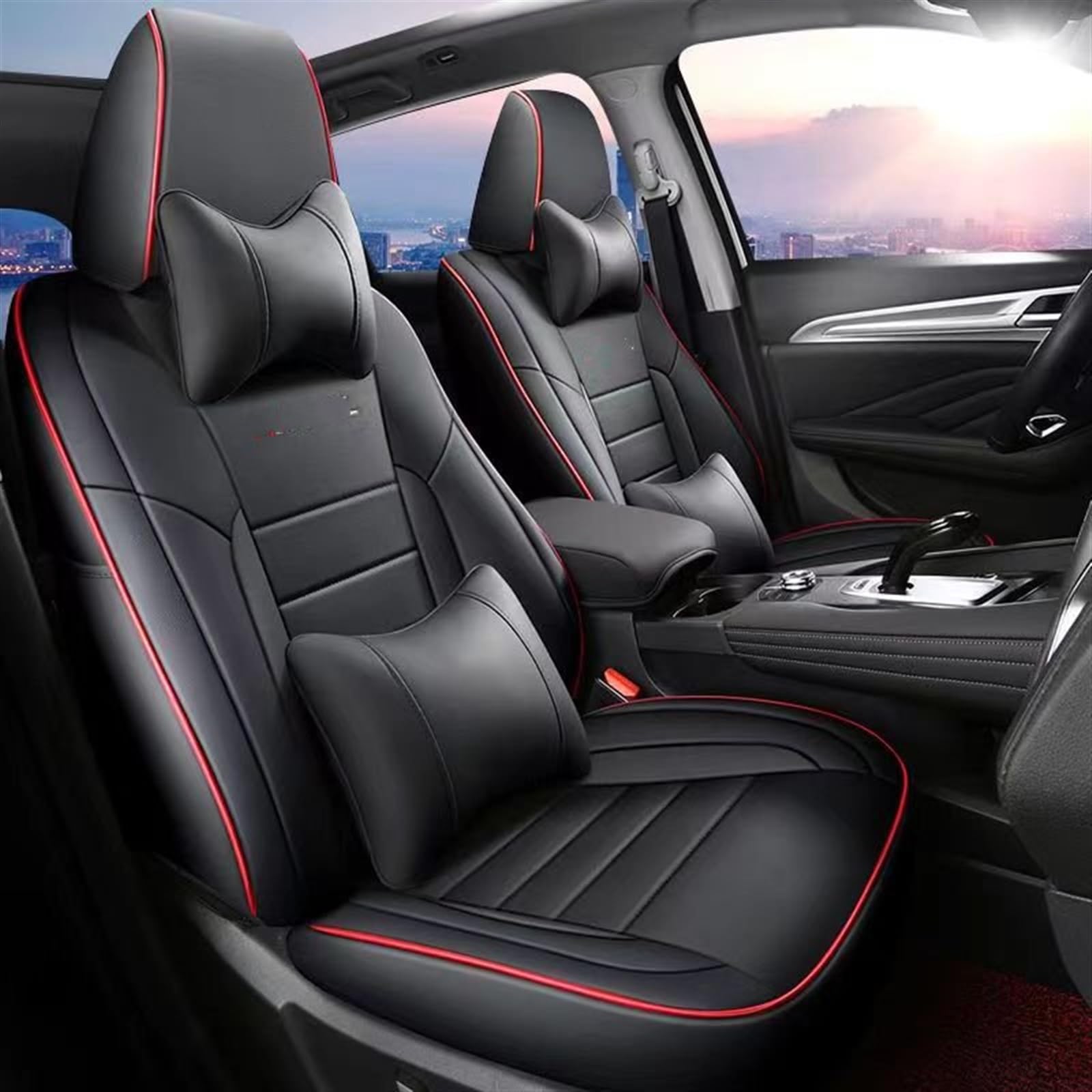 YOUZKA Car Seat Cover Cushion Waterproof Leather Automobiles Interior Accessories For Haval F7 F7x 2019 2020 2021 accessories