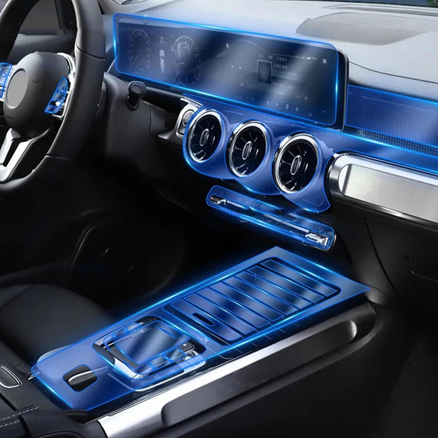 Film protecteur TPU intérieur Benz AMG GLB 35 ecran console